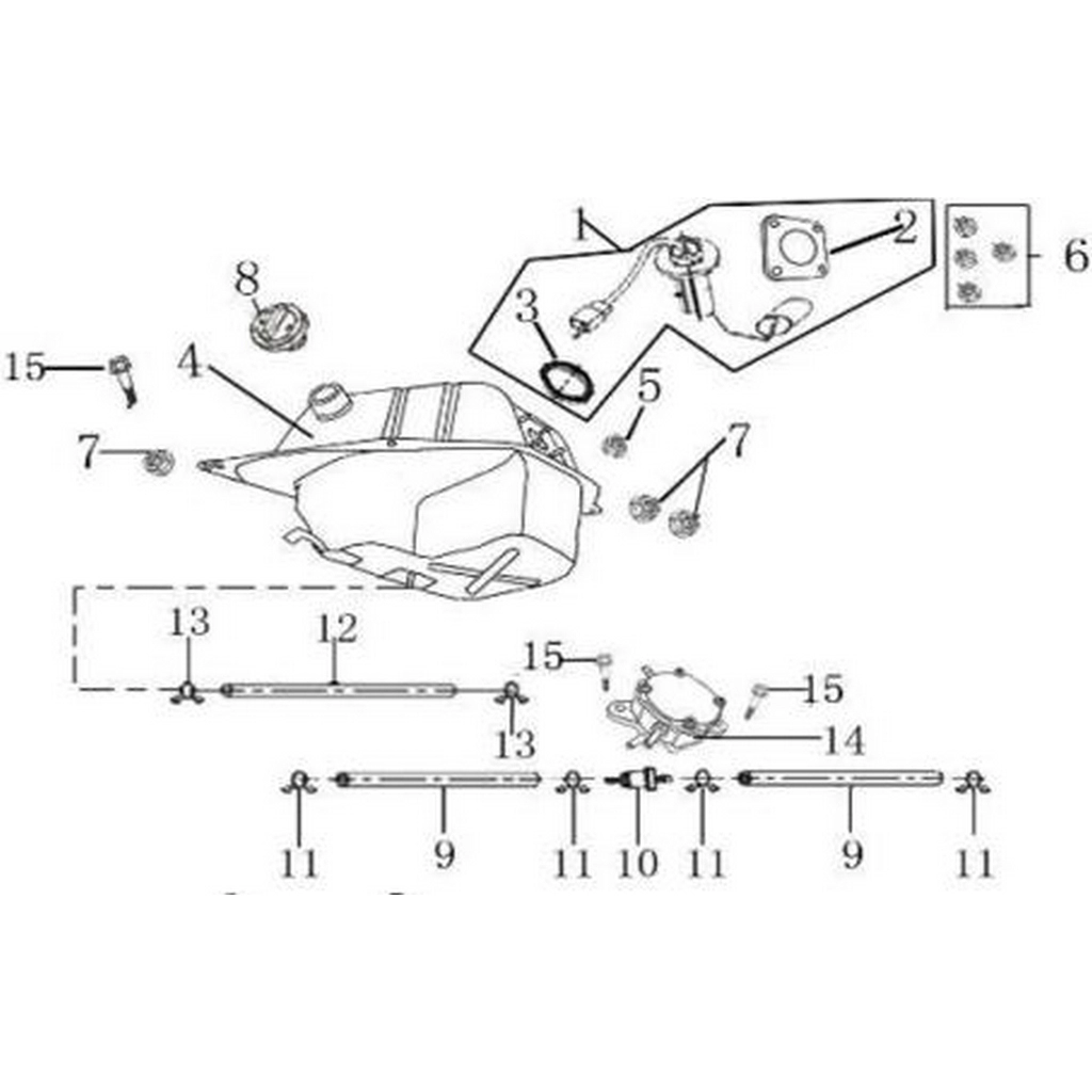 ASYA JS (250-ARMD) YAKIT DEPOSU #250-ARMD F0604